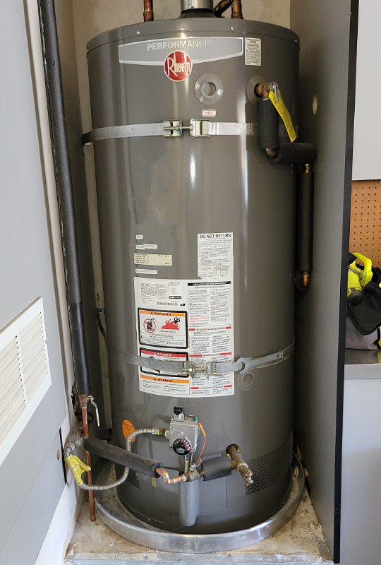 Replaced GAS 80 GAL Water Heater San Diego